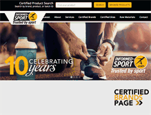 Tablet Screenshot of informed-sport.com
